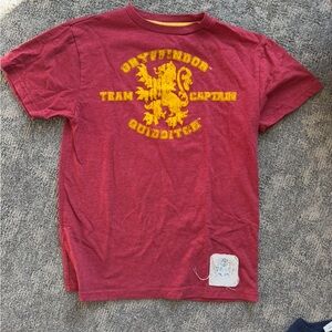 Universal Studios Gryffindor Quidditch Team Shirt - Red and Yellow